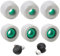 3 paia Memory Foam Ear Buds per Sony WF-1000XM4 Tappi per le Orecchie di Ricambio Sony per WF-1000XM3 WF-1000XM5, si Adattano Alla Custodia di Ricarica M, Grigio