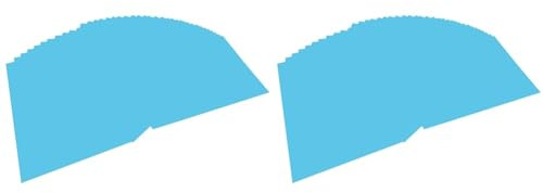 folia 6430 - Tonpapier himmelblau, DIN A4, 130 g/qm, 100 Blatt - zum Basteln und kreativen Gestalten von Karten, Fensterbildern und für Scrapbooking (Packung mit 2)