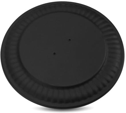 Chimney Flue Stopper Cover Stove Pipe Vent Cap 6719900 Fits 4 - 8 Furnace Tube Flue Wall Opening, Fireplace Flue Hole Cover, Wall Decor Covers BM0026 BM0353, Black, 1 Pack