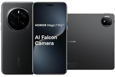 HONOR Magic7 Pro 5G Mobile Phone, AI Falcon Camera,12GB RAM 512GB,5170 mAh All-Day Battery,IP69 & IP68 Water Resistance, AI Eye Comfort Display,Dual SIM,Android 14,Black