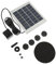 Happyyami 1 Satz Brunnen im Freien Solarwasserpumpe für den Garten Springbrunnenpumpe für Pool Outdoor- solarbrunnen solarbrunnem Gartenwasserpumpe solare Wasserpumpe Plastik Black