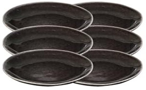 broste Copenhagen Nordic Coal Dessertteller 20 cm Set6
