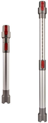 Tube télescopique de qualité supérieure - 44 à 67 cm - Compatible avec aspirateur à main Dysón V7, V8, V10, V11, V15, tube télescopique - Gris