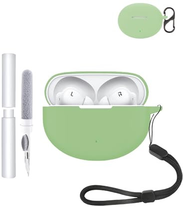Silicone Protective Case for OnePlus Nord Buds 3 Pro Earbuds - Durable and Eco-Friendly Bluetooth Earphone Cover with Precise Holes and Charging Compatibility - Shock-proof, Comfortable Touch,Mocha