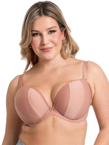 Curvy Kate Superhero Multiway Padded Plunge Bra Latte 34J