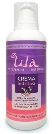 Crema Nutritiva Corporal Ecológica Lilà 200 ml | Con Karité, Oliva, Avena, Aloe Vera, Hidratación Profunda