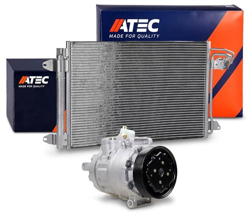ATEC Germany 1x Kondensator 550x390x16 mit Trockner, 1x Klimakompressor 7SEU17C