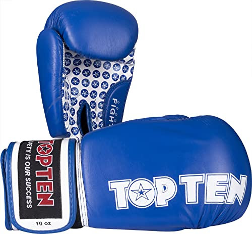TOP TEN Boxhandschuhe „Fight“ - blau, 10 oz