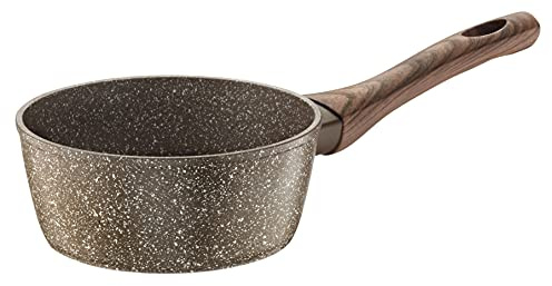 Pinti Aluminium Stielkasserolle 16 cm Ø Serie Natura Antihaftbeschichtung Induktion