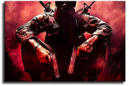 Call of Duty Black Ops Leinwand-Kunst-Poster und Wand-Kunstdruck, modernes Familienschlafzimmerdekor-Poster
