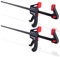 POWERTEC 71596 24 inch Quick Release Bar Clamp with 30 inch Spreader | Ratcheting Bar Clamp, 2PK