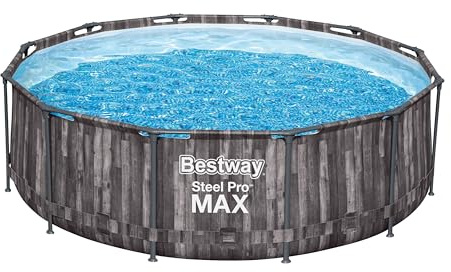 BESTWAY Piscine hors sol sans accessoire steel Pro max ronde 366x366x100cm