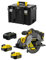Sega Circolare STANLEY FatMax SFMCS500M2T (2 Batterie 4,0 Ah + Caricabatteria + TSTAK VI)