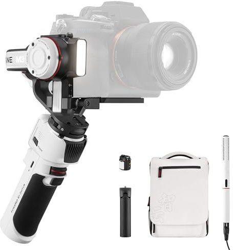 ZHIYUN Crane M3 [Official] 4 in 1 Handheld 3-Axis Gimbal Stabilizer for Smartphone, Action Camera, Gopro and Mirrorless Camera