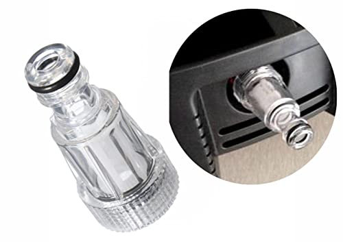 Water Inlet Connector With Filter For Mac Allister Pressure Washer, Transparent, 3/4'