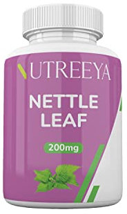 Nettle Leaf 200mg - 6 Month Supply, Stinging Nettle Extract 180 Tablets UK Manufactured Nettle Leaf Supplement Tablets