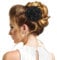PROUSKY Black Flower Hair Clip, Large Fascinator Peony Hairpin Artificial Flower Brooch Hairpins Vintage Rose Red Hair Barrette Accessories for Women Girls Party Beach Wedding
