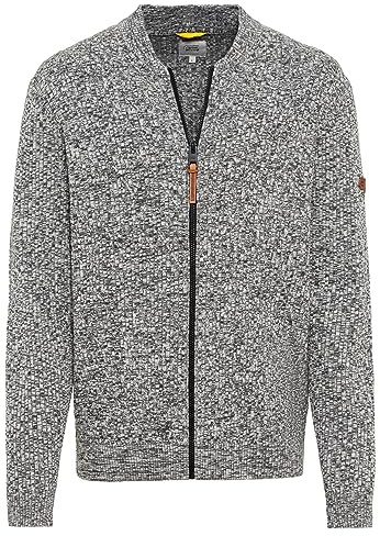 camel active Herren Strickjacke aus einem Soften Baumwollmix