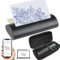 Calicon Impresora inalámbrica de plantillas de tatuaje con 10 piezas de papel de transferencia, máquina copiadora térmica portátil, kit de impresora recargable, compatible con smartphone y PC (con