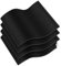 Vicloon Kunstleder selbstklebend,4 Stück Leder Reparatur Patch Schwarz19 X14cm,Verschleißfest und kratzfest Leder Patch für couch Autositz Sofa Möbel Leder Reparatur, Leder Renovierung
