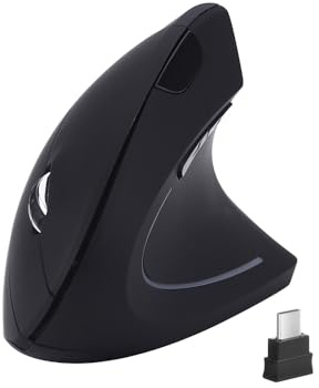 Fonicer 2.4G Typ C USB C vertikale drahtlose Maus für MacBooks, Computer, Laptops und alle Geräte Typ C