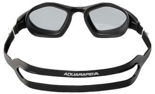 Aquarapid Occhiali Piscina Nuoto Flash C Nero