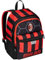 Schulrucksack A.C. Mailand Fußball – Path of Victory, Schwarz Rot – Rucksack mit Doppelfach – Trinkflaschenhalter, Kinderrucksack – Maxi Fassungsvermögen, Schwarz, Rucksack mit Doppelfach