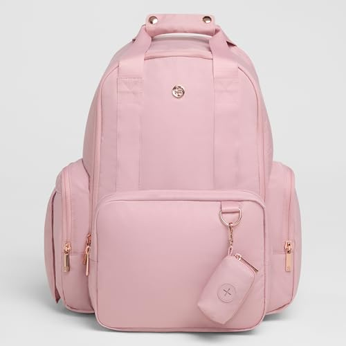 HUGGIES Unisex-adult Signature Hug Pack Diaper Backpack, Bridal Rose, One Size