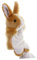 MOLUCKFU 1Stück Handpuppe Hase Plüschspielzeug für Geschichtenerzählen und Rollenspiele Ideales Party für Eltern und Kinder