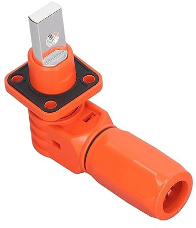 2Pz Connettore di stoccaggio della batteria di energia, Terminale a spina rapida M8 Connettore di alimentazione della batteria ad alta corrente impermeabile IP67 200A (ORANGE)