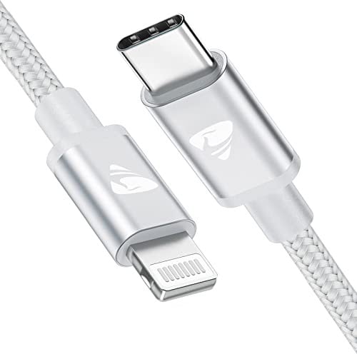 Aioneus Lightning Kabel USB C, iPhone Ladekabel 2M Apple MFi Zertifiziert USBC auf Lightning Kabel Nylon Power Delivery Schnellladekabel USB C für iPhone 14 13 12 11 Pro Max XS XR 8Plus