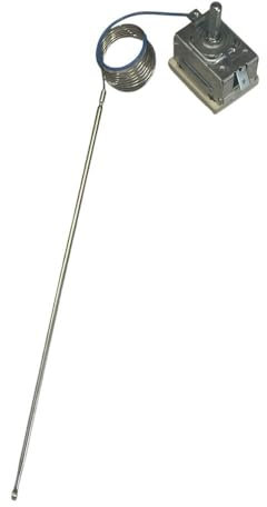 JCSPARES® - Termostato Regolatore di Temperatura 2 Contatti 50-280° 22 cm Sonda Gradi per Forno Compatibile con Rex Compatibile Con Electrolux Compatibile con Aeg Compatibile con Zanussi