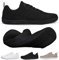 WEXITO Barefoot Femme Chaussures Minimalistes Homme Pieds Larges Nus Baskets Shoes Fitness Orthopedique Marche Sport Deadlift Légères Respirant Antidérapant Noir 37
