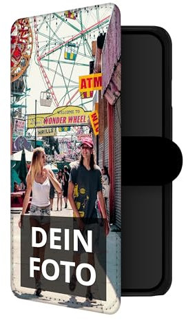 PhotoFancy® - Personalisierte Handyhülle für Samsung Galaxy S25 Ultra - Hülle mit Foto - Handyhülle selbst gestalten (Flipcase)