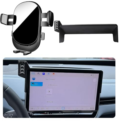 Support Téléphone Voiture pour Volkswagen ID.Buzz Accessoires [Compatible uniquement avec l’écran tactile de 12,9 pouces de la VW ID Buzz (années 2024-2025)] [Les 10 et 12 pouces sont incompatibles]