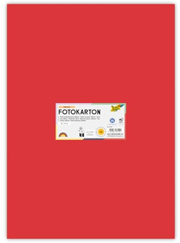 Fotokarton 10 Bogen, 300 g/qm, 50x70 cm (Hibiscus)