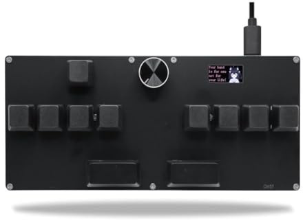Tastatur mit Knopf, Bildschirmkopie, Paste, kompatibel mit OSU DJ MAX CM51 Rapid Trigger Magnetschaltern (Color: CM51 Black)