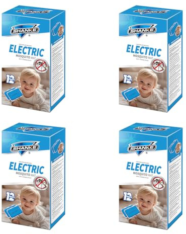 Monkey Home 4 x 30 Stück Mückenstecker Nachfüllpack Mosquito Repellent mit Fünf Verschiedenen Düften für Babys, Erwachsene und Mehr (Unparfümiert)