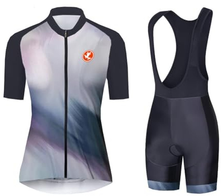 UGLY FROG 2025 Damen Radtrikot Sportartspezifische Bekleidung Radfahren Trikots & Shirts Kurzarm Set Trägerhose Anzüge Sommer Rennrad Bekleidung