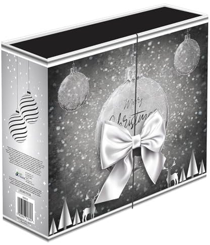 Adventskalender 2024 für Männer Geschenkideen Gadgets Scherzartikel Stilvoll Schwarz mit Weihnachtsmotiven 9230