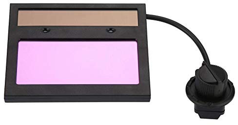 Máscara de soldadura Len, casco de soldadura de panel Gafas de oscurecimiento automático Filtro horizontal Casco de soldadura Len, lente de casco de soldadura solar, industria ligera