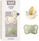BIBS Couture Schnuller 2er-Pack, BPA-frei, Kiefergerechte Form. Naturkautschuk/Latex, Hergestellt in Dänemark. 0-6 Monate (2er Pack), Ivory/Sage