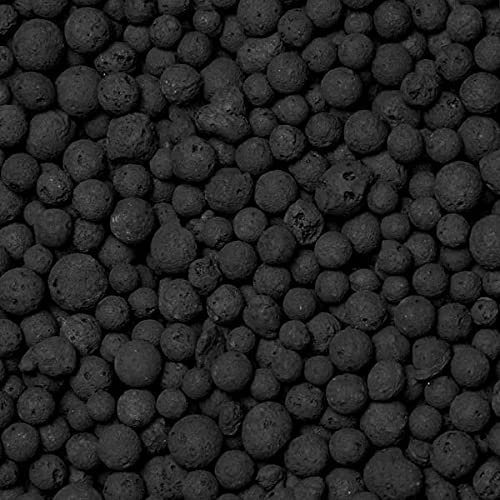 Stones Garden Schwarzer Blähton 8-16mm 15 Liter Kultursubstrat Hydrokultur Schüttung Ton Drainage Dekoration