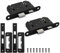 Bwintech 2 PCS Matt Black Bathroom Lock 75mm (3 Inch) for Internal Doors and Bathroom Doors, Reversible Catch