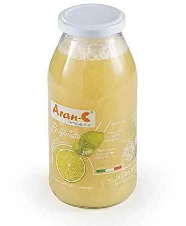 Aran-C Puro succo di Bergamotto di Calabria 100% biologico - 12 bottiglie da 500 ml
