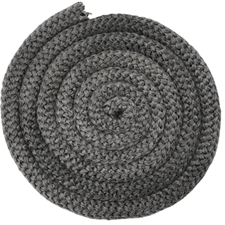 Donkivvy Joint de Porte de poêle à Bois, Corde de poêle de 18 mm, Joint Rond en Fibre de Verre de 2 mètres pour poêles à Bois