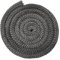 Donkivvy Joint de porte de poêle à bois, corde de poêle de 18 mm, joint rond en fibre de verre de 2 mètres pour poêles à bois