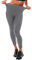 Leafigure Leggings Damen High Waist - Leggins Blickdicht Grau für Sport Gym Yoga L-XL