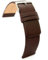 diloy Lederarmband für klassische Uhr – Glattes Rindsleder ohne Nähte, minimalistisches Design – Größen 18mm, 20mm, 22mm, 24mm, 26mm, 28mm, 30mm 327 Dunkelbraun 24mm