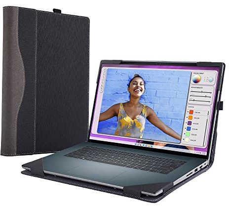 2023 - Custodia protettiva per computer portatile Dell Inspiron 16 Plus 7630 7620 7610 Pro 5620 5630 5625 per Vostro 5630 5620 7620 [non altri modelli] Custodia per notebook staccabile in pelle PU